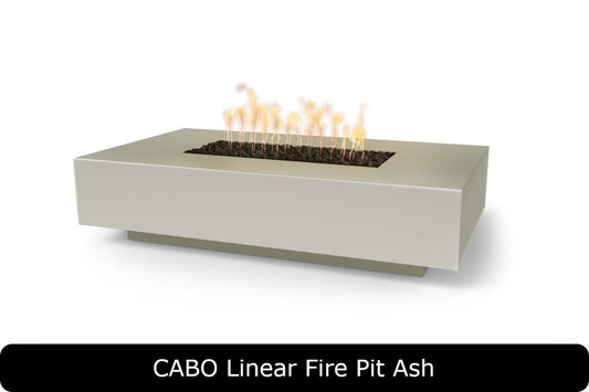 The Outdoor Plus - Cabo Linear Fire Pit - GFRC Concrete