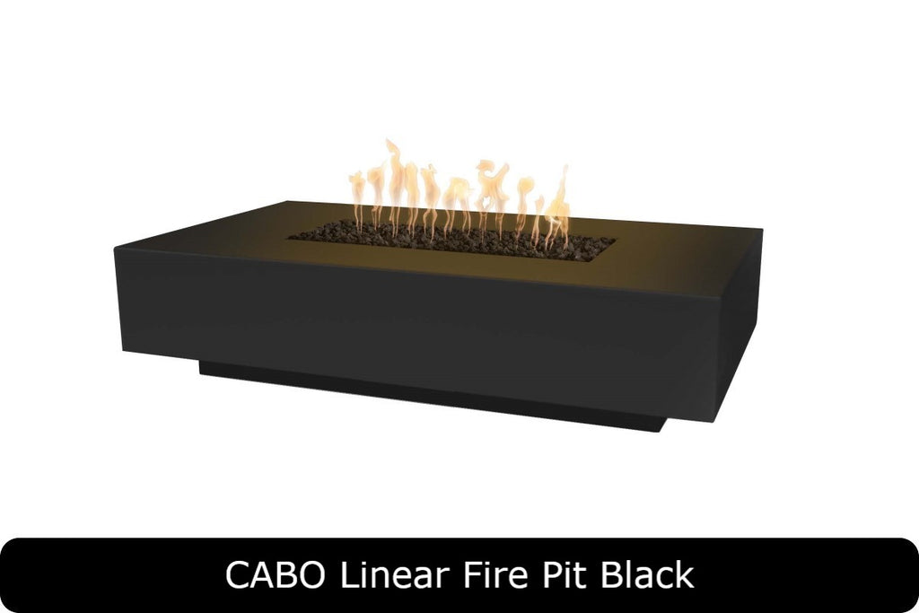 Cabo — Linear Concrete Fire Pit (3 Size Options)