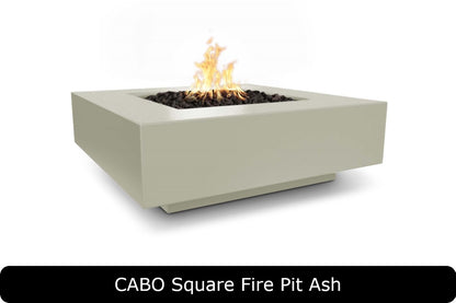 The Outdoor Plus - Cabo Square Fire Pit - GFRC Concrete