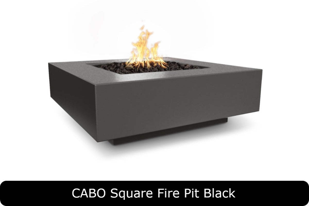 The Outdoor Plus - Cabo Square Fire Pit - GFRC Concrete