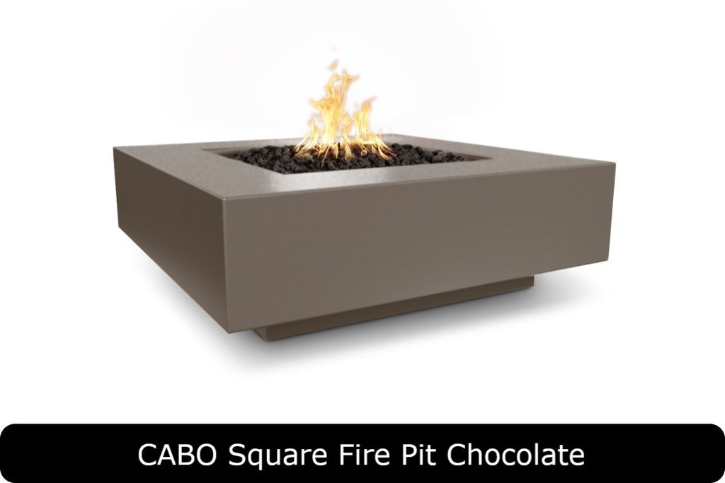 Cabo — Square Concrete Fire Pit Table (36" & 48")