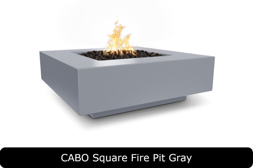 Cabo — Square Concrete Fire Pit Table (36" & 48")