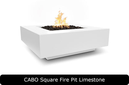 The Outdoor Plus - Cabo Square Fire Pit - GFRC Concrete