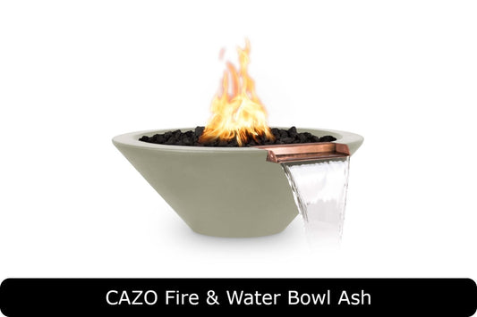 The Outdoor Plus - Cazo Fire & Water Bowl - GFRC Concrete