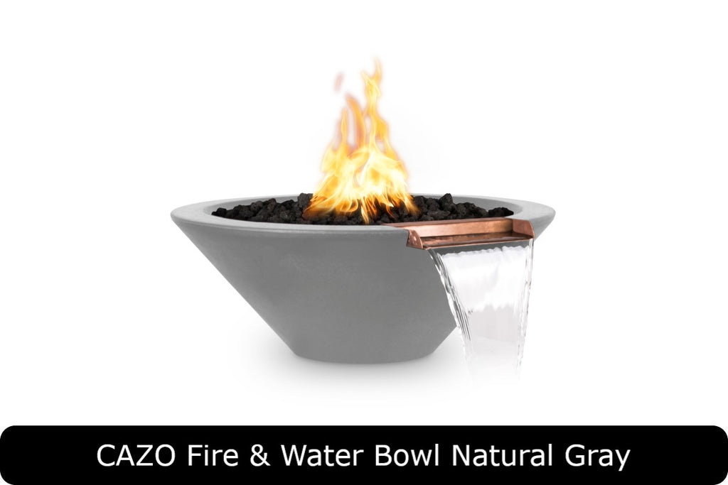 CAZO — Fire & Water Bowl (24"/31"/36"/48")