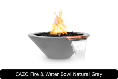 The Outdoor Plus - Cazo Fire & Water Bowl - GFRC Concrete