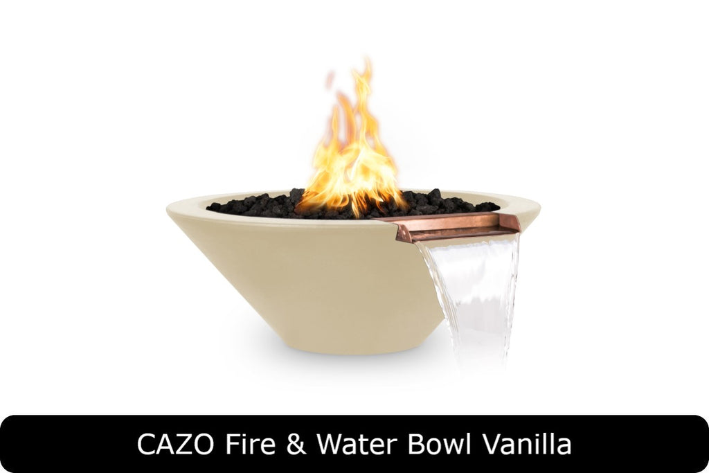 CAZO — Fire & Water Bowl (24"/31"/36"/48")