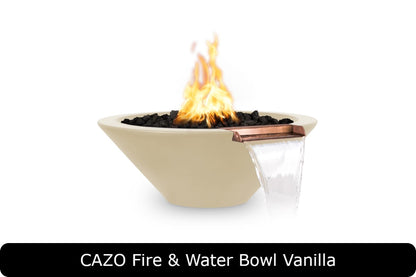 The Outdoor Plus - Cazo Fire & Water Bowl - GFRC Concrete