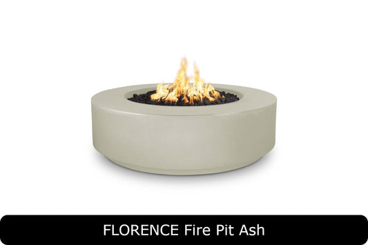 The Outdoor Plus - Florence 12" Tall Fire Pit - GFRC Concrete