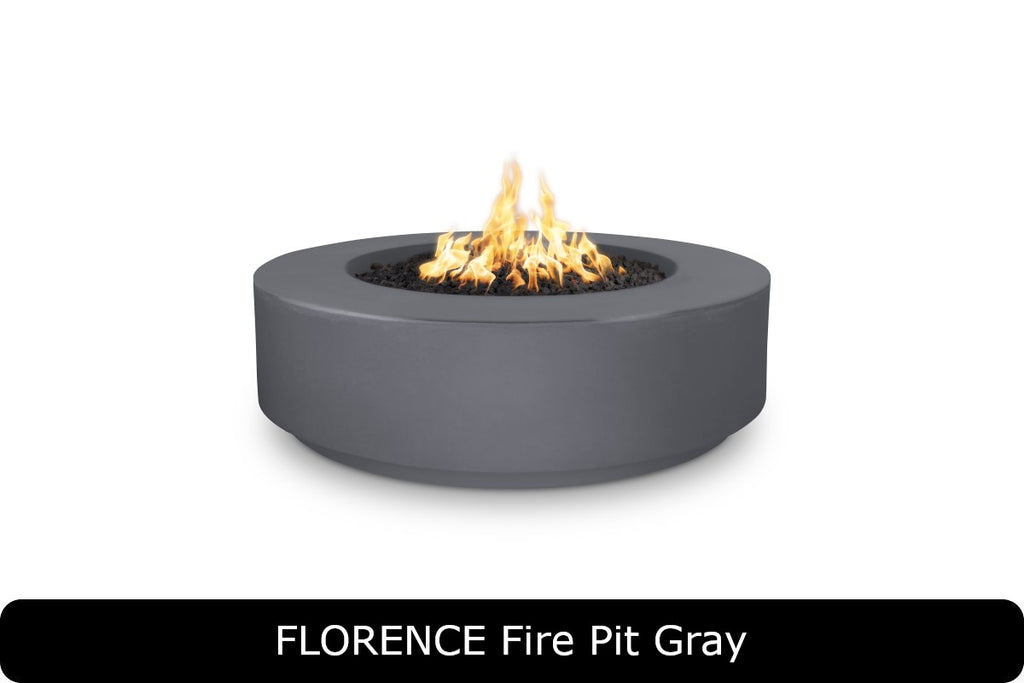 Florence 12" Tall Fire Pit - GFRC Concrete