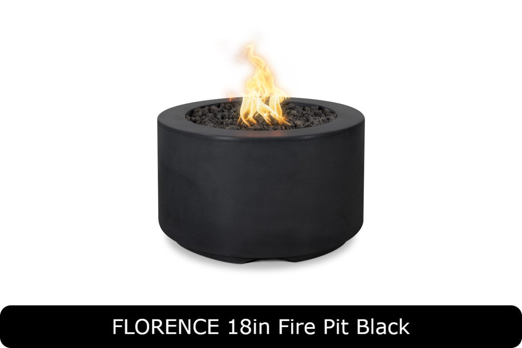Florence 18" Tall Fire Pit - GFRC Concrete