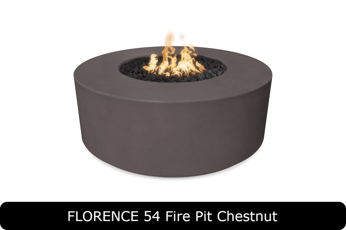 The Outdoor Plus - Florence 20" Tall Fire Pit - GFRC Concrete