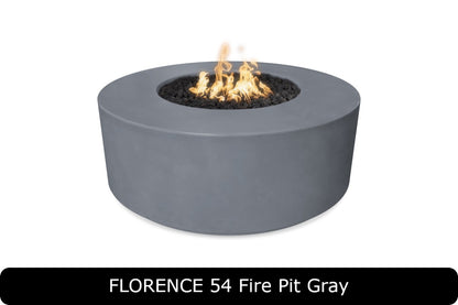 The Outdoor Plus - Florence 20" Tall Fire Pit - GFRC Concrete