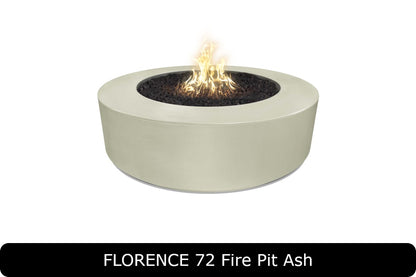 The Outdoor Plus - Florence 20" Tall Fire Pit - GFRC Concrete