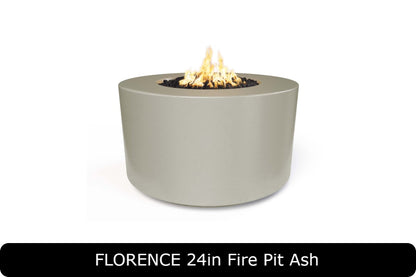 The Outdoor Plus - Florence 24" Tall Fire Pit - GFRC Concrete