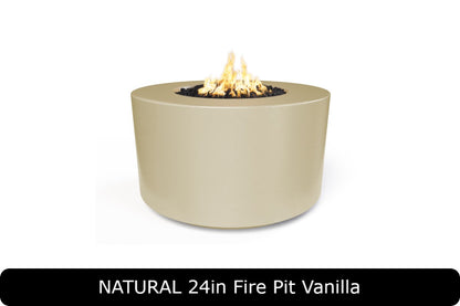 The Outdoor Plus - Florence 24" Tall Fire Pit - GFRC Concrete