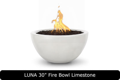 The Outdoor Plus - Luna Fire Bowl - GFRC Concrete