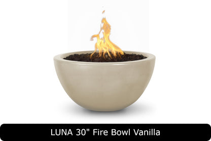 The Outdoor Plus - Luna Fire Bowl - GFRC Concrete