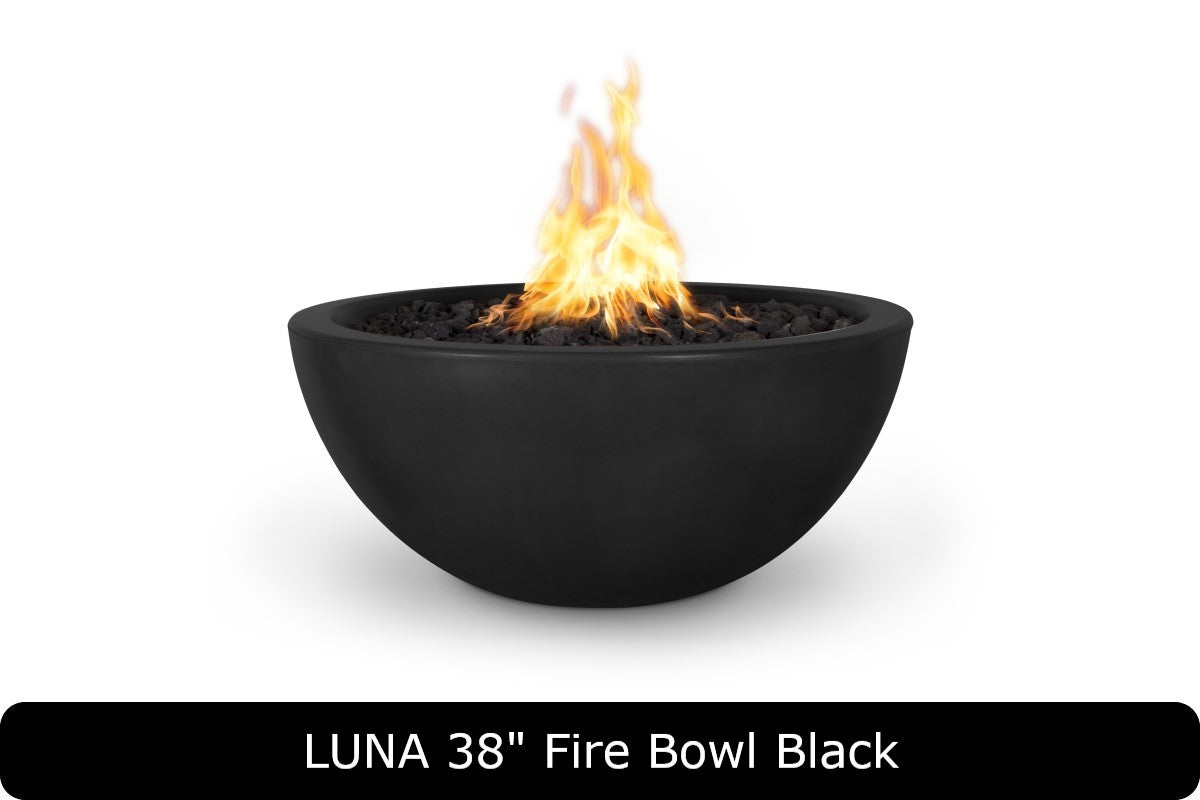 The Outdoor Plus - Luna Fire Bowl - GFRC Concrete