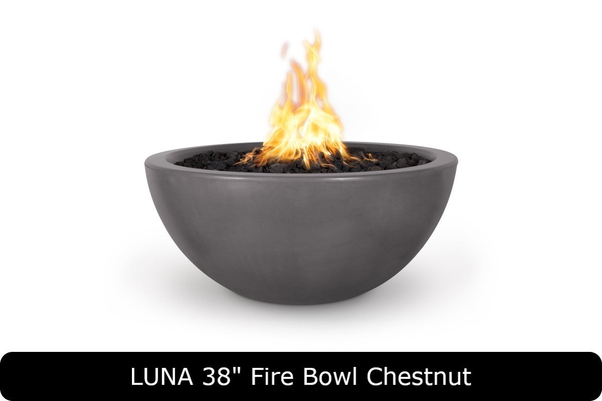 The Outdoor Plus - Luna Fire Bowl - GFRC Concrete