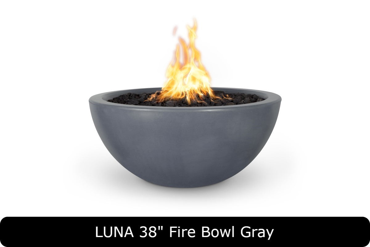 The Outdoor Plus - Luna Fire Bowl - GFRC Concrete