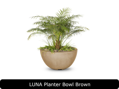 The Outdoor Plus - Luna Planter Bowl - GFRC Concrete