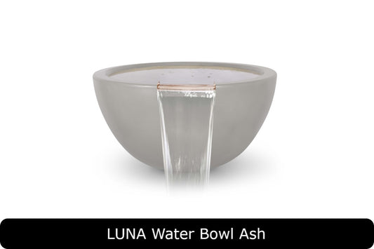 The Outdoor Plus - Luna Water Bowl - GFRC Concrete