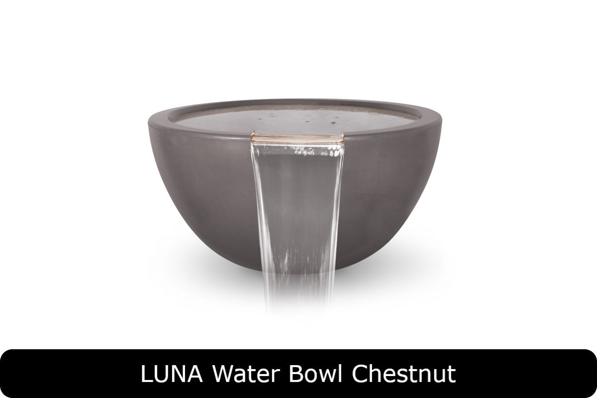 The Outdoor Plus - Luna Water Bowl - GFRC Concrete