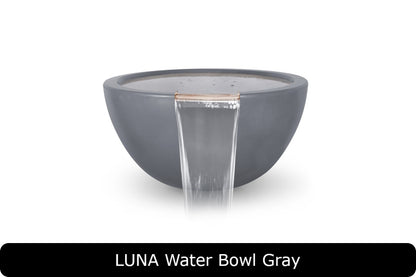 The Outdoor Plus - Luna Water Bowl - GFRC Concrete