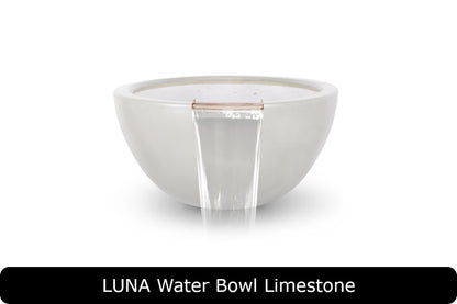 The Outdoor Plus - Luna Water Bowl - GFRC Concrete