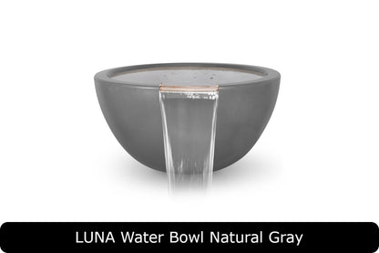 The Outdoor Plus - Luna Water Bowl - GFRC Concrete