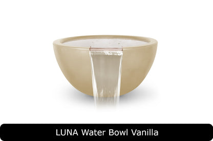 The Outdoor Plus - Luna Water Bowl - GFRC Concrete