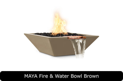 The Outdoor Plus - Maya Fire & Water Bowl - GFRC Concrete