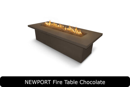 The Outdoor Plus - Newport Fire Pit - GFRC Concrete