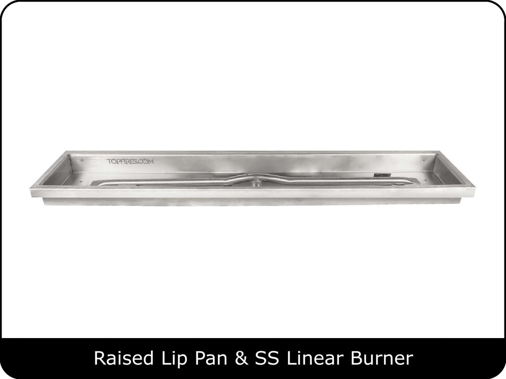 Rectangular Fire Pit Pans & Burner Kit