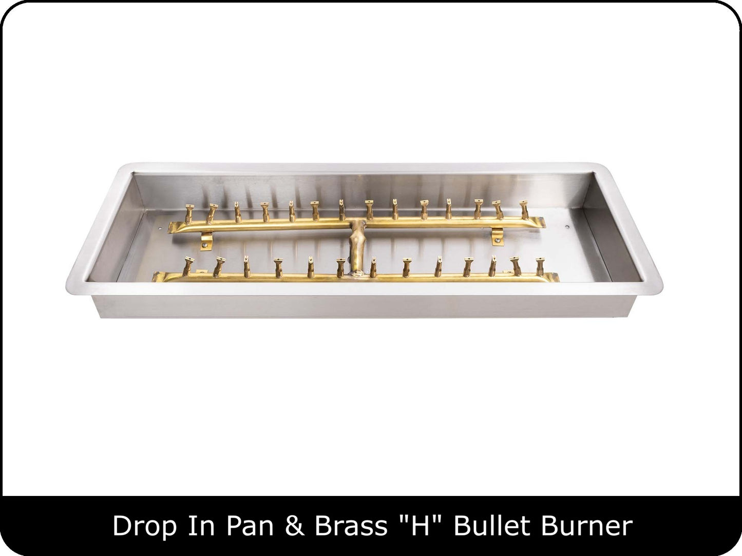 The Outdoor Plus - Rectangular Drop In Pan & Burner Kits