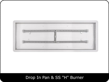 The Outdoor Plus - Rectangular Drop In Pan & Burner Kits