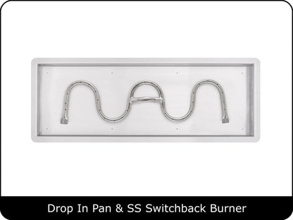 The Outdoor Plus - Rectangular Drop In Pan & Burner Kits