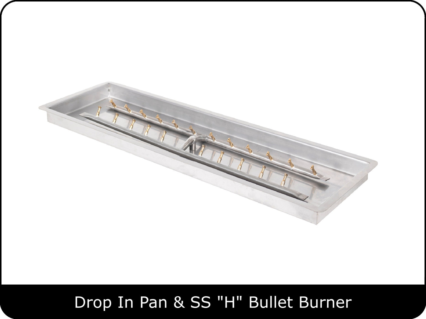 The Outdoor Plus - Rectangular Drop In Pan & Burner Kits