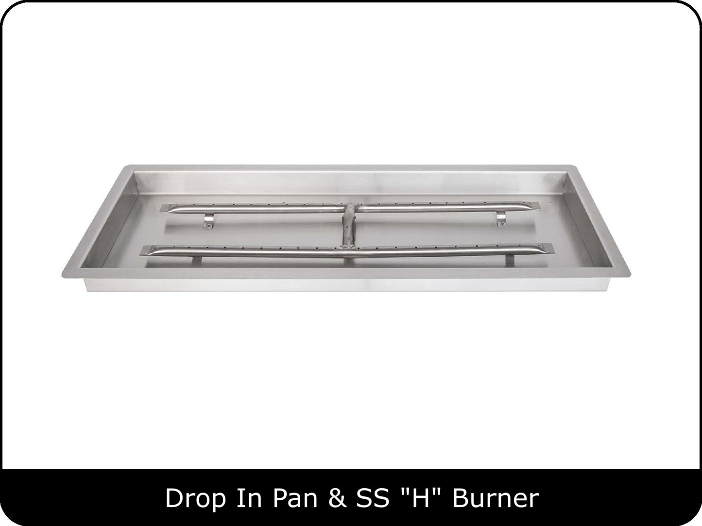 The Outdoor Plus - Rectangular Drop In Pan & Burner Kits