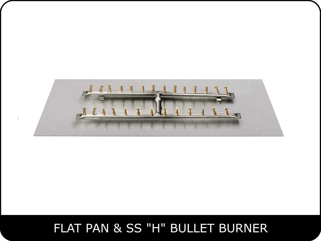 Rectangular Flat Pan & Burner Kits