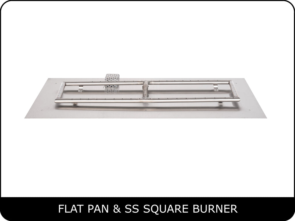 Rectangular Flat Pan & Burner Kits