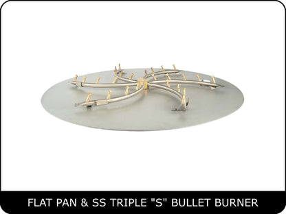 The Outdoor Plus - Round Flat Pan & Burner Kits