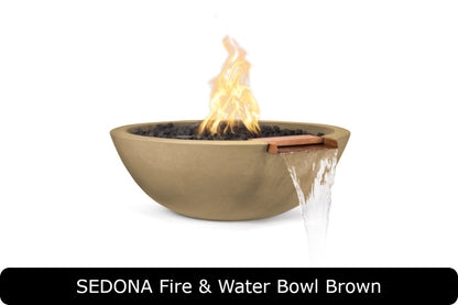 The Outdoor Plus - Sedona Fire & Water Bowl - GFRC Concrete