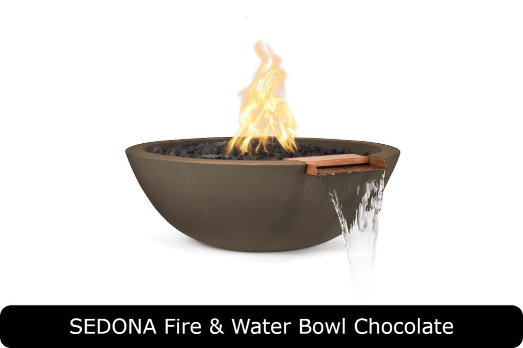 SEDONA — Round Fire & Water Bowl (27"/33")