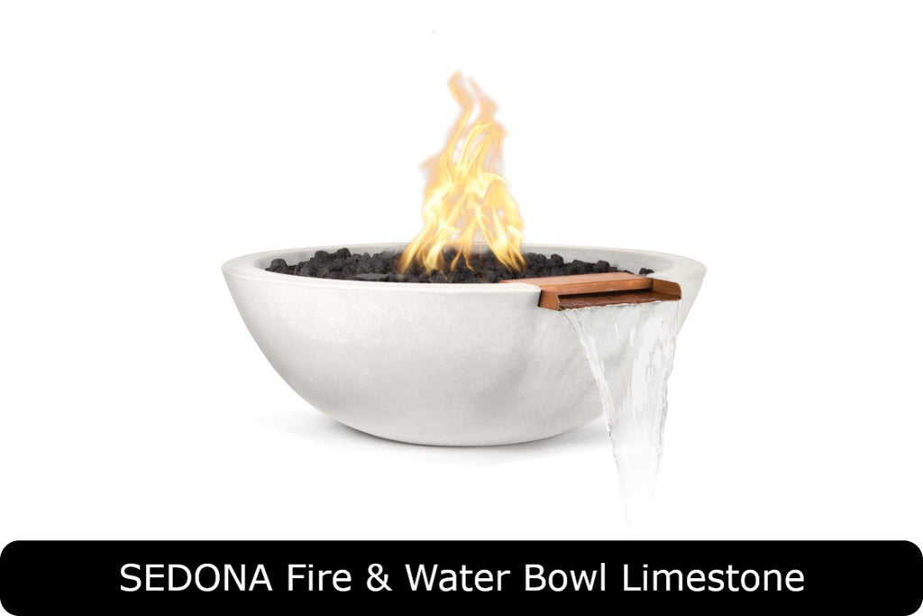 SEDONA — Round Fire & Water Bowl (27"/33")