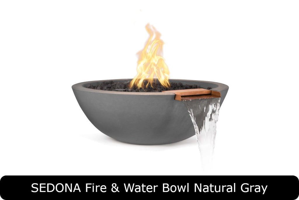 SEDONA — Round Fire & Water Bowl (27"/33")