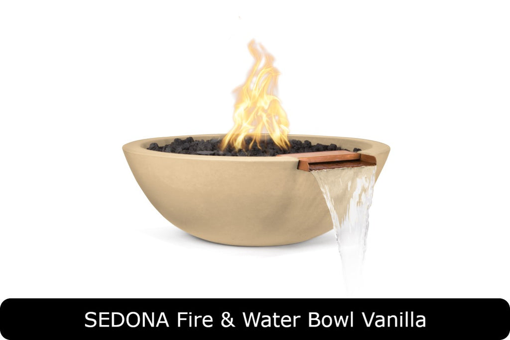 SEDONA — Round Fire & Water Bowl (27"/33")