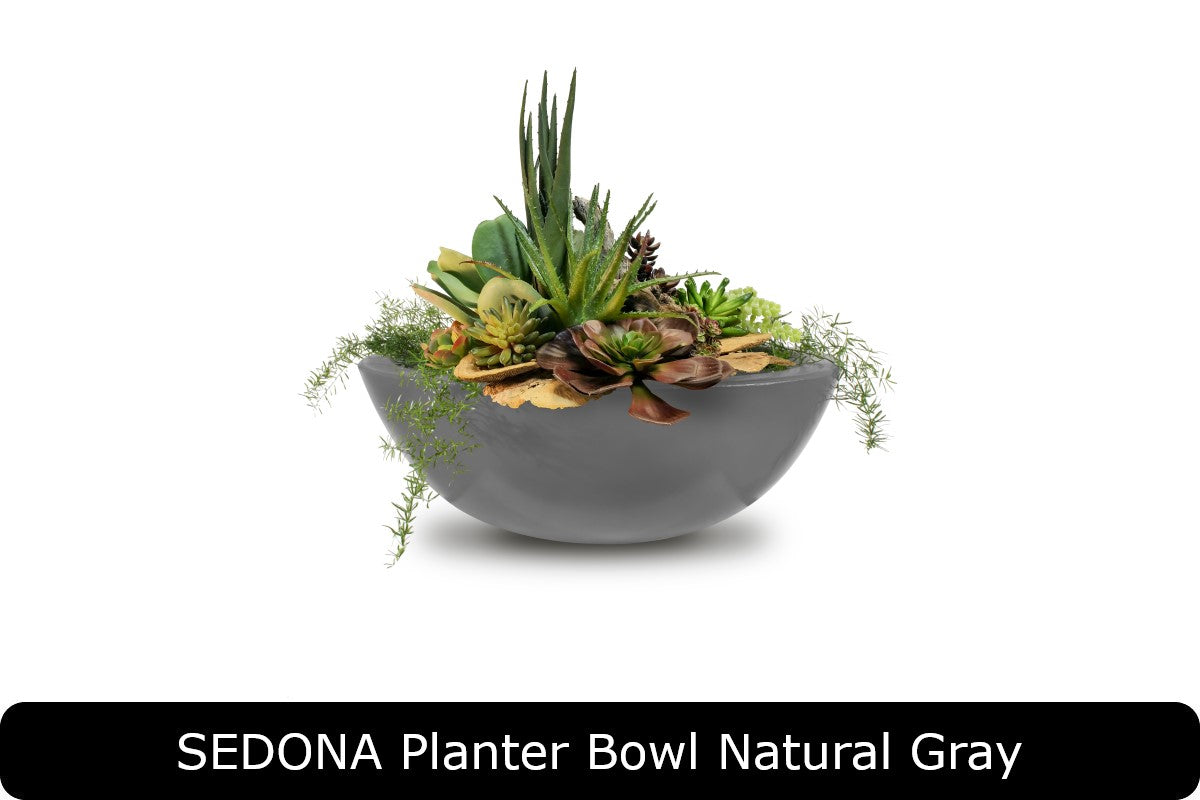 The Outdoor Plus - Sedona Planter Bowl - GFRC Concrete