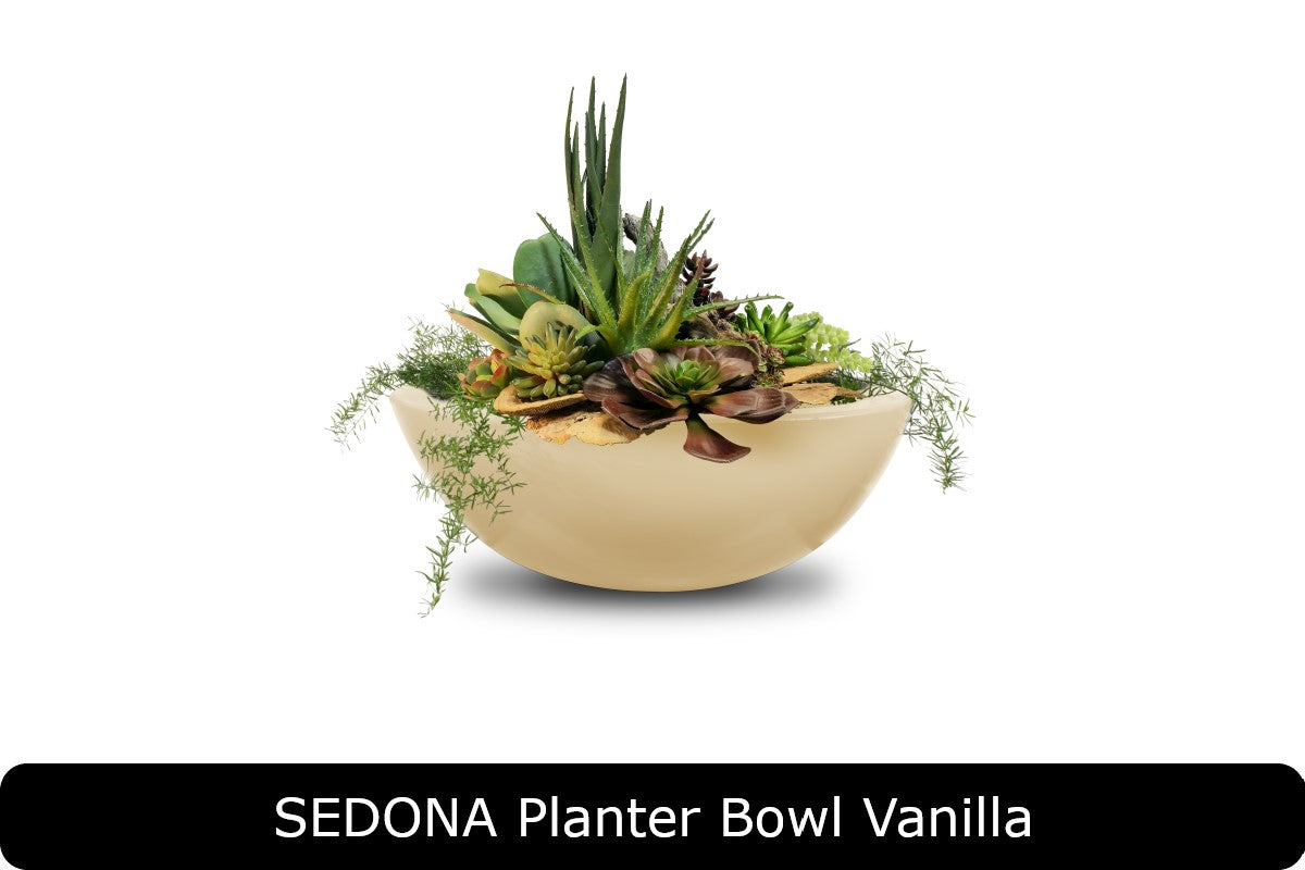 The Outdoor Plus - Sedona Planter Bowl - GFRC Concrete